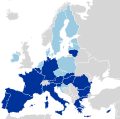 Image 5Signatories of the 2007 declaration in dark blue. (from Symbols of the European Union)