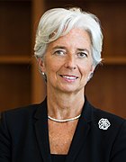Fondo Monetario Internacional (FMI) Christine Lagarde, Directora Gerente