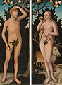 Adam dan Hawa karya Lucas Cranach Muda