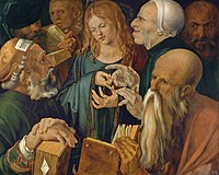 Christ Among the Doctors by Albrecht Dürer, 1506 (Museo Thyssen-Bornemisza, Madrid)