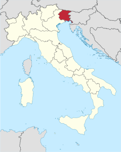 Friuli-Venezia Giulia – Localizzazione