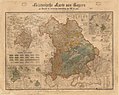 Mapa de Baviera 1883.