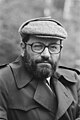 Image 6Umberto Eco OMRI (1932–2016) was an Italian novelist, literary critic, philosopher, semiotician, and university professor. He is widely known for his 1980 novel Il nome della rosa (The Name of the Rose), a historical mystery combining semiotics in fiction with biblical analysis, medieval studies, and literary theory.