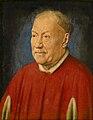 Image 10 Portrait of Cardinal Niccolò Albergati Artwork credit: Jan van Eyck The Portrait of Cardinal Niccolò Albergati is an oil-on-oak-panel painting by the Early Netherlandish painter Jan van Eyck, dating to the 1430s. It is of considerable interest to art historians because van Eyck's preliminary drawing survives. The work depicts Niccolò Albergati, an Italian cardinal and a diplomat working under Pope Martin V, as a visibly ageing cleric, his face seamed with deep lines below the eyes; it is accompanied by notes on the colours to be used in the final painting. A comparison between this drawing and the portrait shows that van Eyck changed several details, such as the depth of the shoulders, the lower curve of the nose, the depth of the mouth and the size of the ear. The finished painting hangs at the Kunsthistorisches Museum, Vienna, while the drawing is in the collection of the Staatliche Kunstsammlungen Dresden. More selected portraits