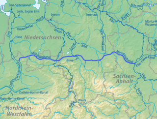 Verlauf des Mittellandkanals