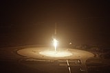 Falcon 9 flight 20's first-stage moments before touchdown on Landing Zone 1