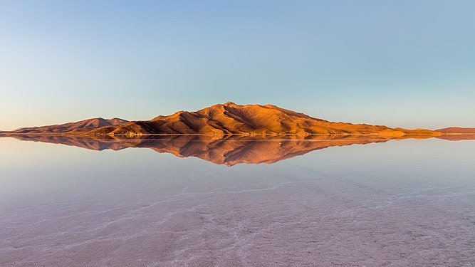 Uyuni salt flat, Bolivia.