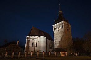 Utrjena luteranska cerkev Saschiz (nemško Keisd)