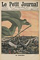 Bức vẽ Thần chết mang bệnh tả, trên Tạp chí Le Petit (1912).