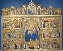 Retablo de la Coronación de la Virgen, de Guariento di Arpo, 1344.