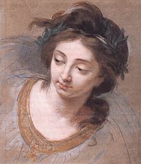 Élisabeth Vigée-Lebrun, Tête de femme (1780).