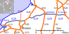 Carte de la route.