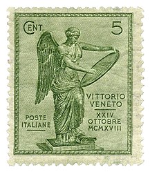 Postage stamp, Italy, 1921