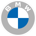 BMW logo (white + grey background circle).svg