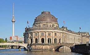 Bode Museum at the tip of Museum Island in the Spree