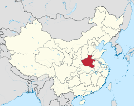 Lokacija Henana na zemljevidu Kitajske