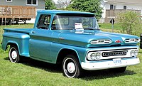 1961 Chevrolet Apache with a step-side bed