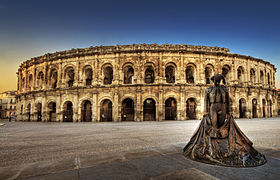 8. Arènes de Nîmes avec 322 944 visiteurs.