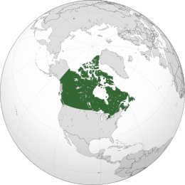 Canada - Localizzazione