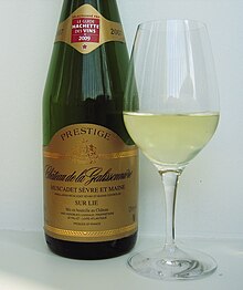 vin blanc (Muscadet de Sèvres-et-Maine)