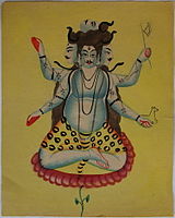 Shiva as Panchamukha.