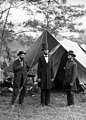 Allan Pinkerton, President Abraham Lincoln, and Major General John A. McClernand