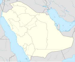 Ligging van Madain Saleh op 'n kaart (Saoedi-Arabië)
