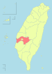 Vị trí huyện Gia Nghĩa tại Đài Loan