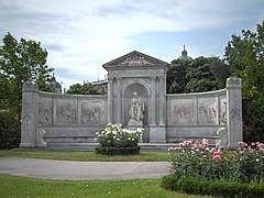 Monument in the Volksgarten, Vienna, Austria