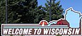 Image 71State welcome sign (from Wisconsin)