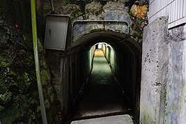 Japanese colonial period air raid shelter in Taiwan