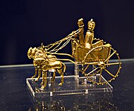 Room 52 – A chariot from the Oxus Treasure, the most important surviving collection of Achaemenid Persian metalwork, c. 5th to 4th centuries BC
