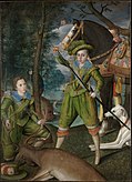 Portrait of Henry, Prince of Wales, and John Harington, by Robert Peake the Elder
