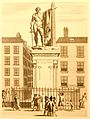 The statue of Desaix, anonymous engraving (1810)