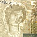 Watermark in a 5 euro (series ES2) from European Central Bank