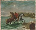 Cavalli che lasciano il mare (Chevaux sortant de la mer; Horses Leaving the Sea), 1860, The Phillips Collection.