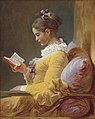 Девојка чита књигу (1770—1772)