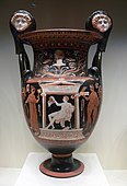Red-figure mixing vessel; 330-320 BC; terracotta; from Apulia (south Italy); Getty Villa (Los Angeles, USA)