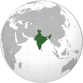 Localização de Índia
