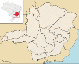 Uruana de Minas – Mappa