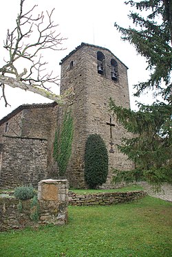 A ilesia de Sant Cristoforo de Tavertet