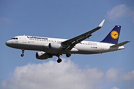 In Airbus A320 fan Lufthansa