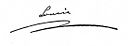 Assinatura de Luísa