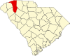 Localização do Condado de Greenville (Carolina do Sul)