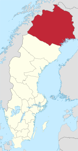 Norrbotten County in Sweden