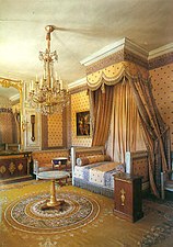 Stanza da letto di Napoleone al Grand Trianon, reggia di Versailles.