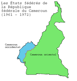Location of Federal Republic of Cameroon