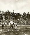 Image 1Pesäpallo, a Finnish variation of baseball, was invented by Lauri "Tahko" Pihkala in the 1920s, and after that, it has changed with the times and grown in popularity. Picture of Pesäpallo match in 1958 in Jyväskylä, Finland. (from Baseball)