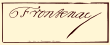 Signature de Louis de Buade (Frontenac)