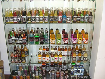 Various flavors of Jones Soda
